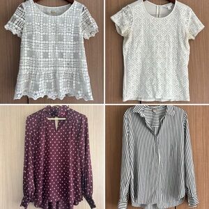 Bundle of women's small tops blouses